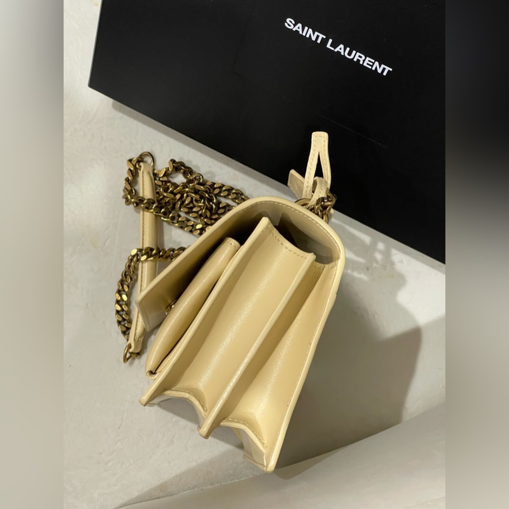 2022 Saint Laurent Sunset *Rare Color Jaune Pale - Picture 5 of 13